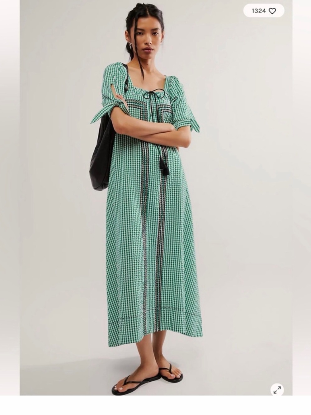 Free People Cass Midi Dress - Picture 3 of 3